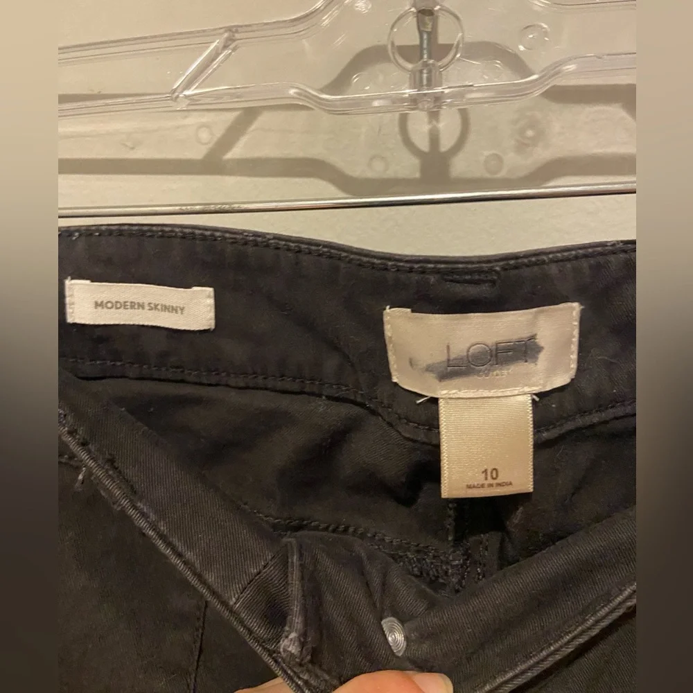 LOFT Modern Skinny Chino 10 Gray - Picture 5 of 6